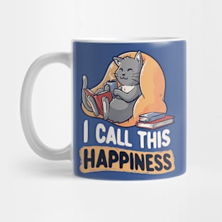 I Call This Happiness Cute Funny Cat Gift Mug